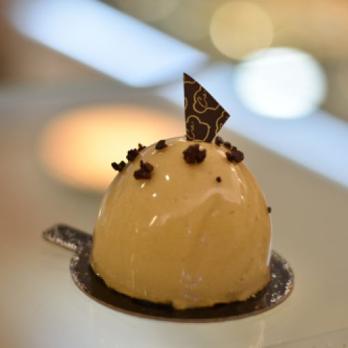 Cupula de Mousse de caramelo salado