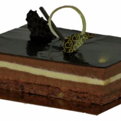 TENTACIÓN - Mousse de chocolate, vainilla y brownie. Raciones: 8-10-15-20-30-40-60