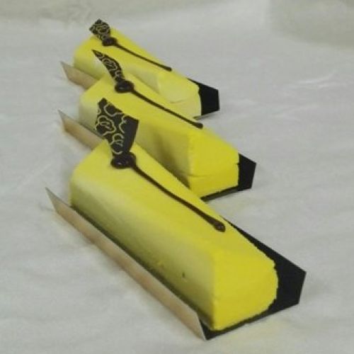 Postre de cremoso de coco y platano
