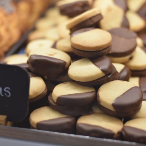 Damas con praliné crocant